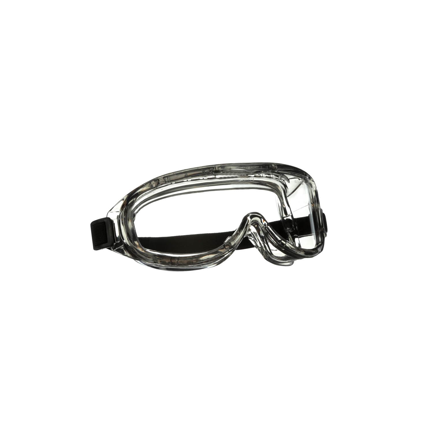 3M Professional Goggle, Chemical Splash, 91264H1-DC, Black Strap, Gray Lens_2