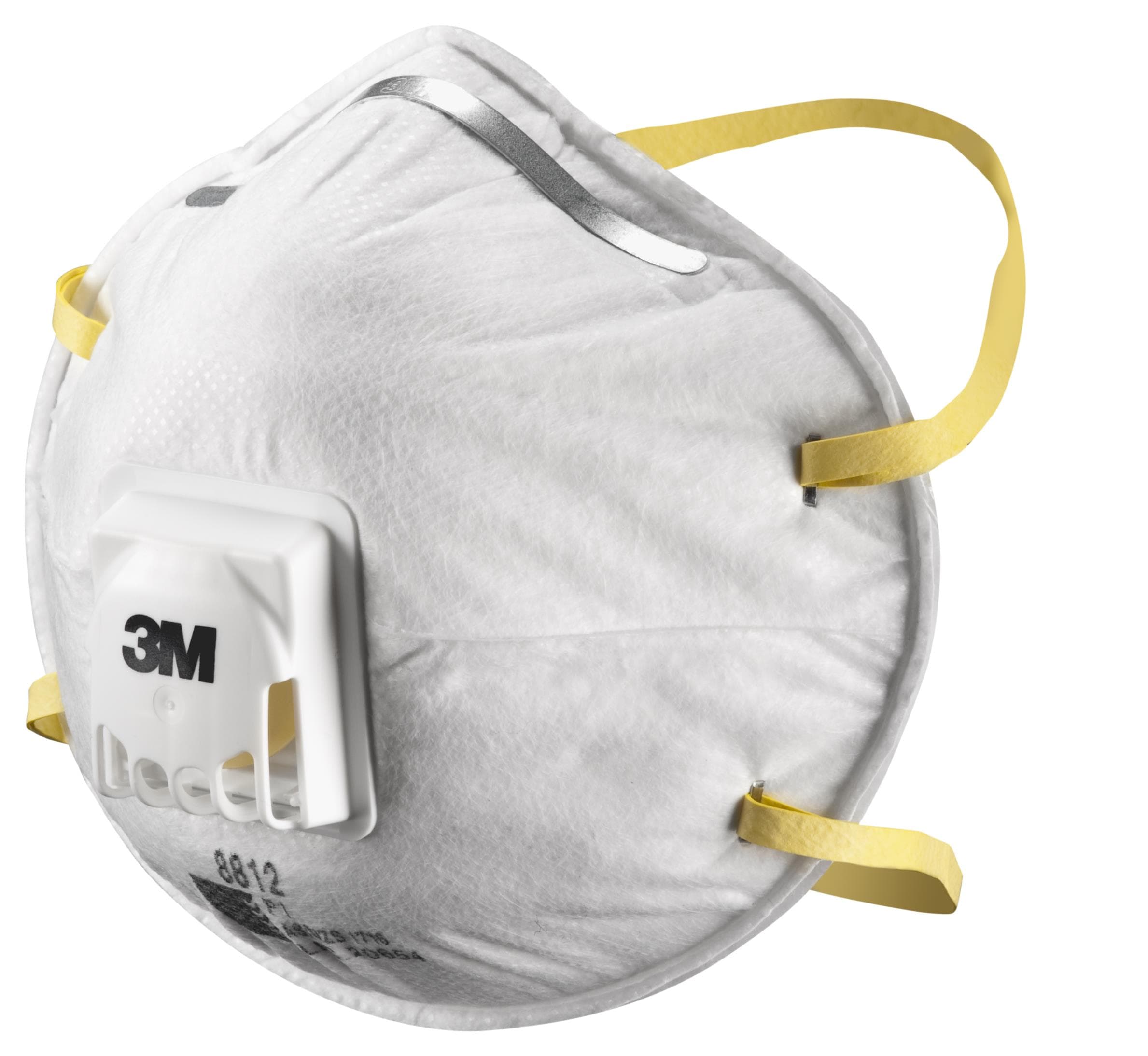 3M™ Cupped Particulate Respirator 8812, P1, valved, 10/Box_6