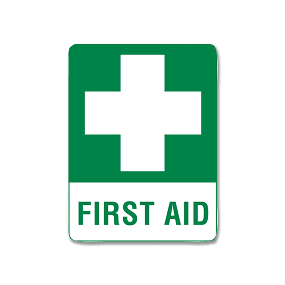 Aero Healthcare Small Poly First Aid Sign 30 x 22.5cm