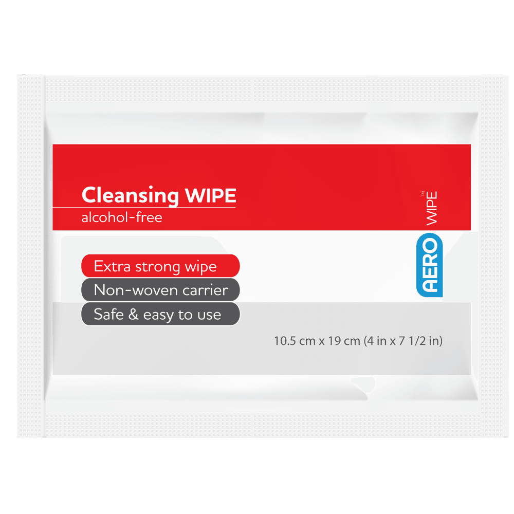 Aero Healthcare AEROWIPE Alcohol-Free Cleansing Wipes Box/2000