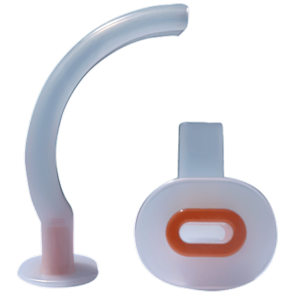 Aero Healthcare Red Adult Sterile Guedel Airway Size 4 (ISO 10.0)