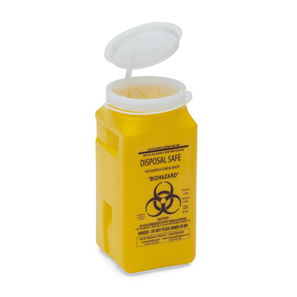 Aero Healthcare AEROHAZARD Sharps Container 1.4L