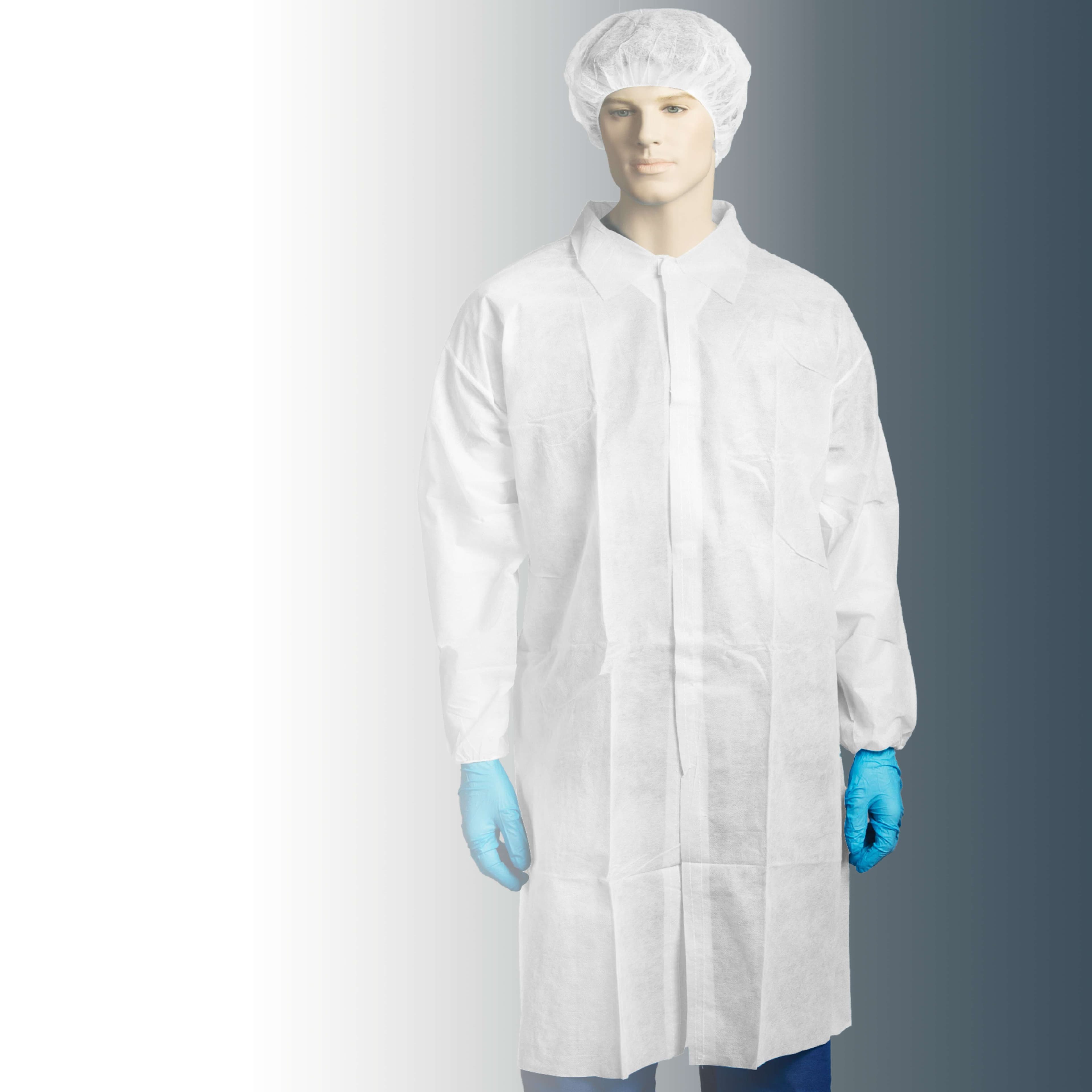 Bastion Polypropylene  Labcoat  -  No Pocket