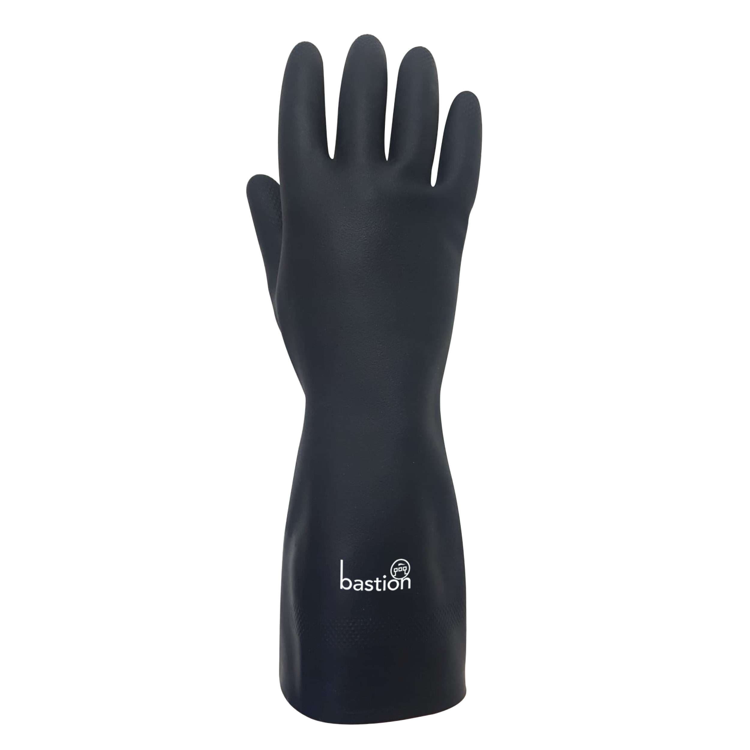 Bastion Black Neoprene 330Mm, Flocklined Gloves_2