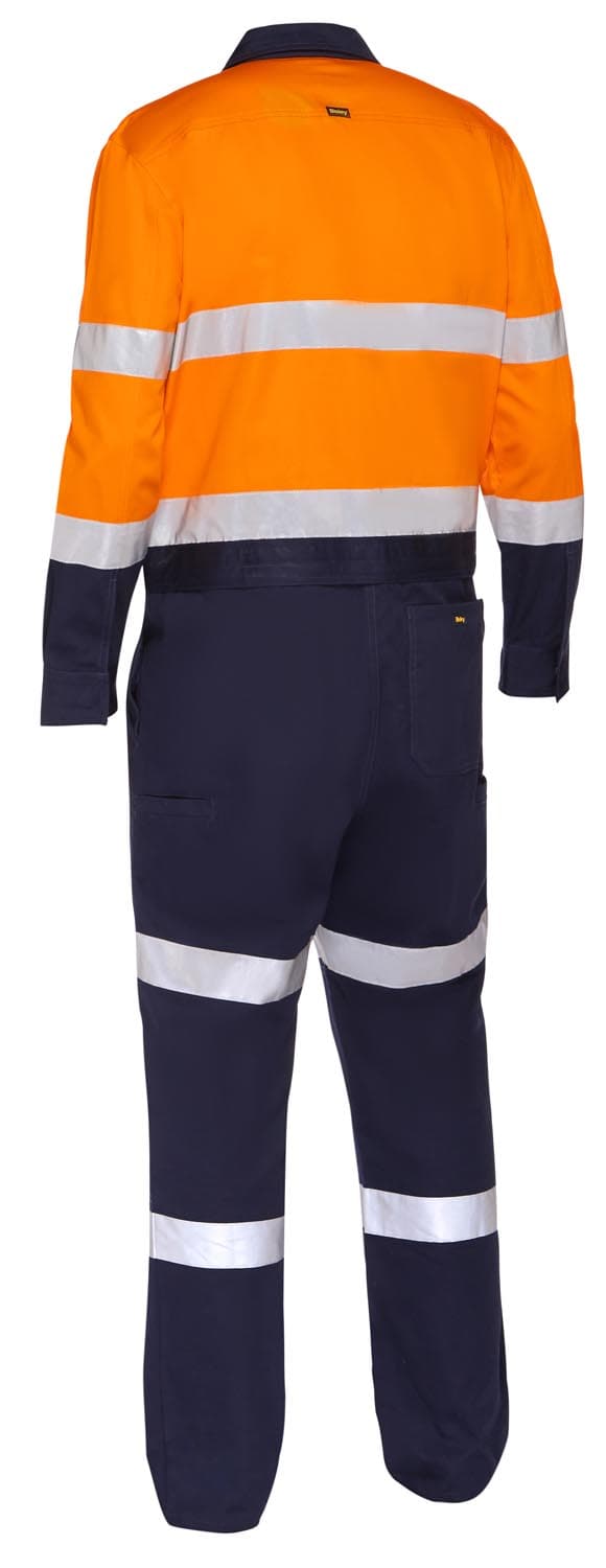 Bisley Taped Hi Vis Coverall with Waist Zip Opening_6