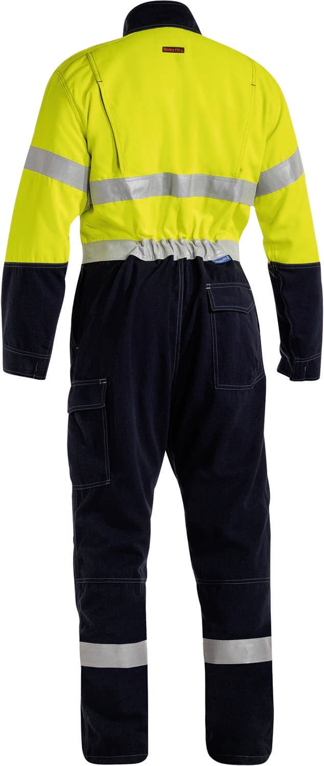 Bisley TenCate Tecasafe® Plus 700 Taped Hi Vis FR Vented Coverall_1