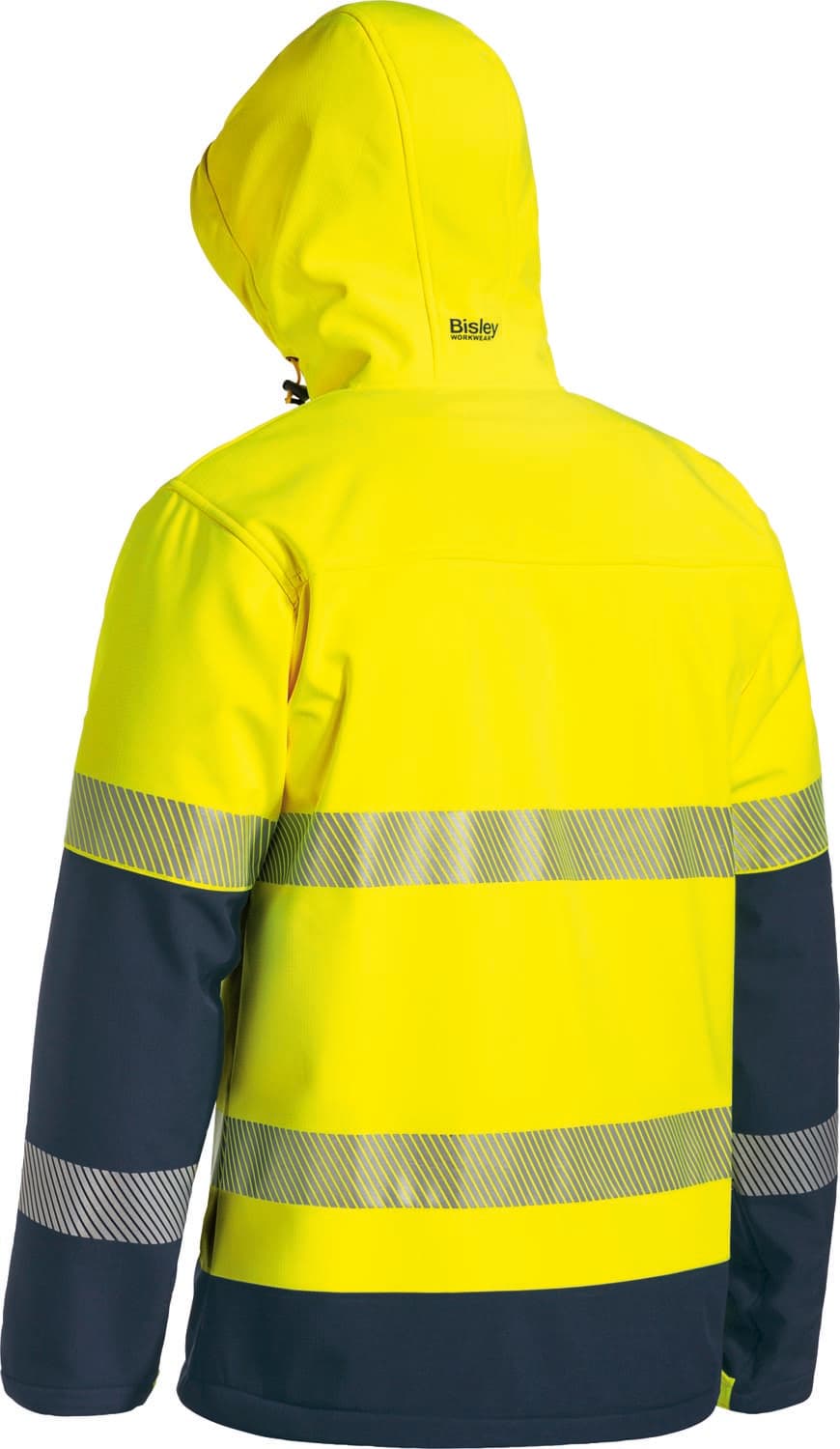 Bisley Taped Hi Vis Ripstop Bonded Fleece Jacket _3