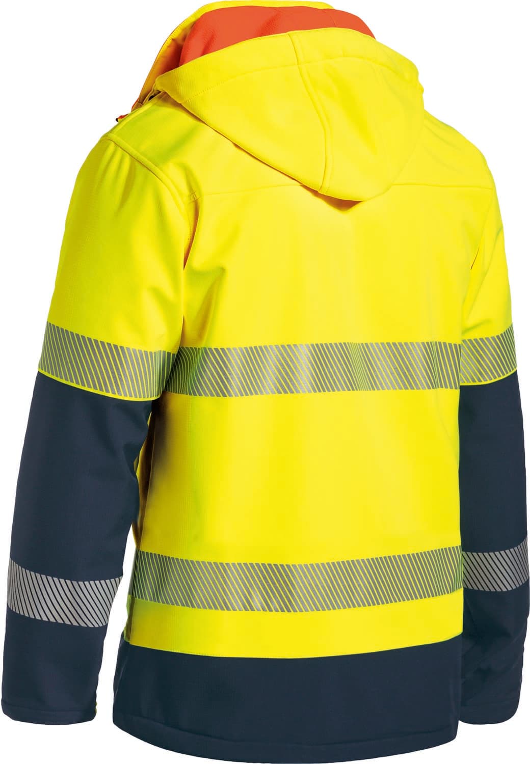 Bisley Taped Hi Vis Ripstop Bonded Fleece Jacket _5