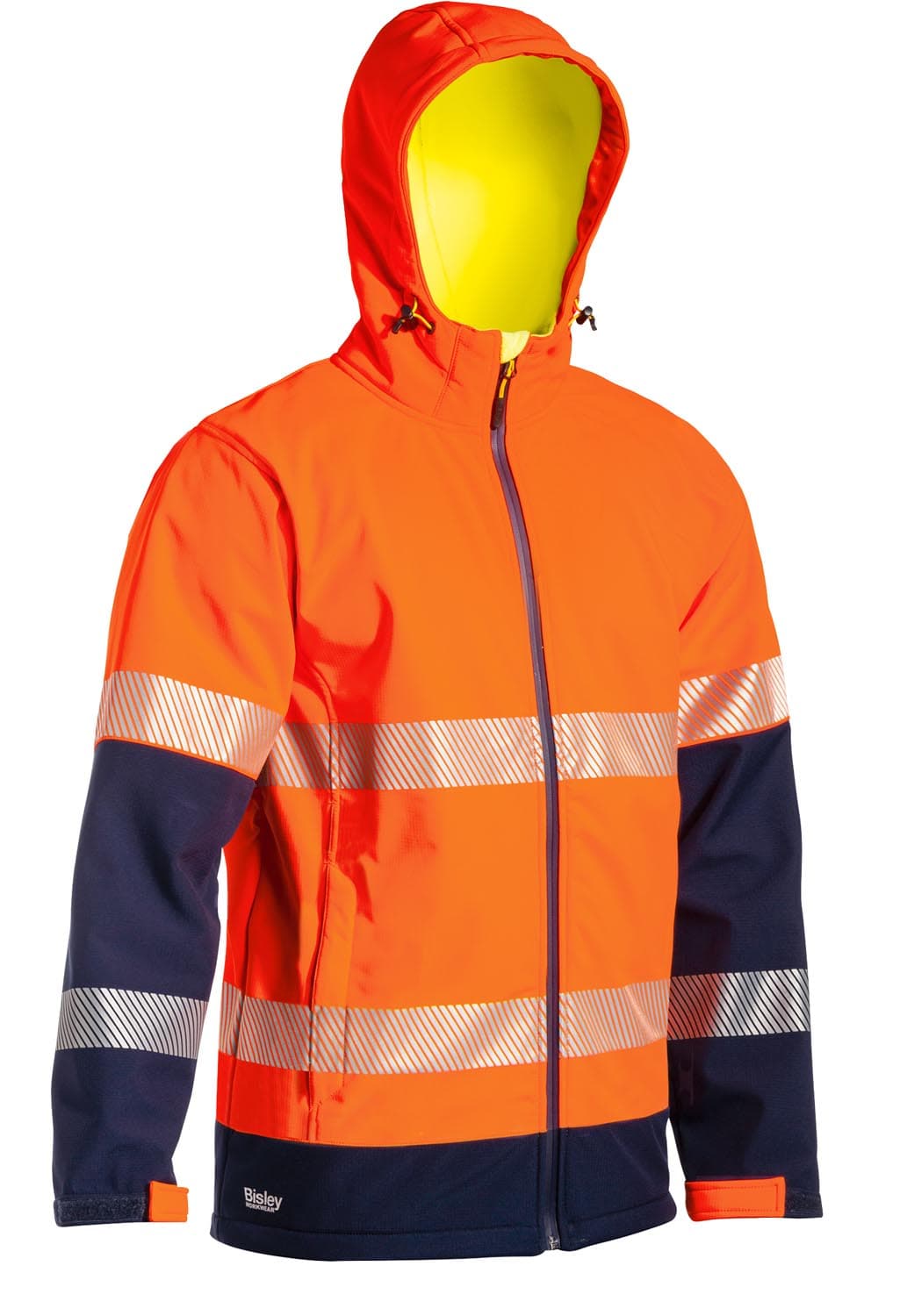 Bisley Taped Hi Vis Ripstop Bonded Fleece Jacket _9