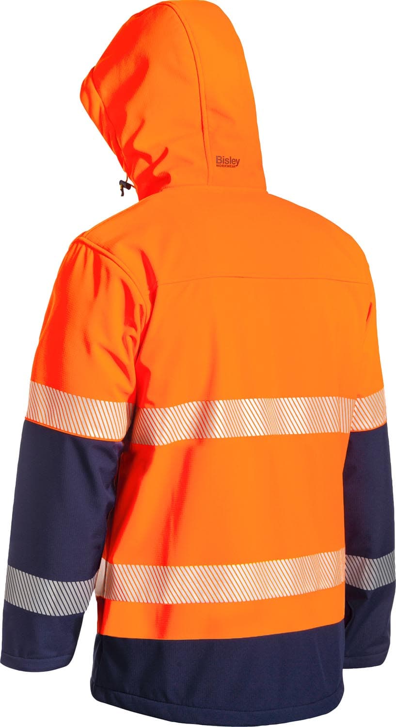 Bisley Taped Hi Vis Ripstop Bonded Fleece Jacket _11