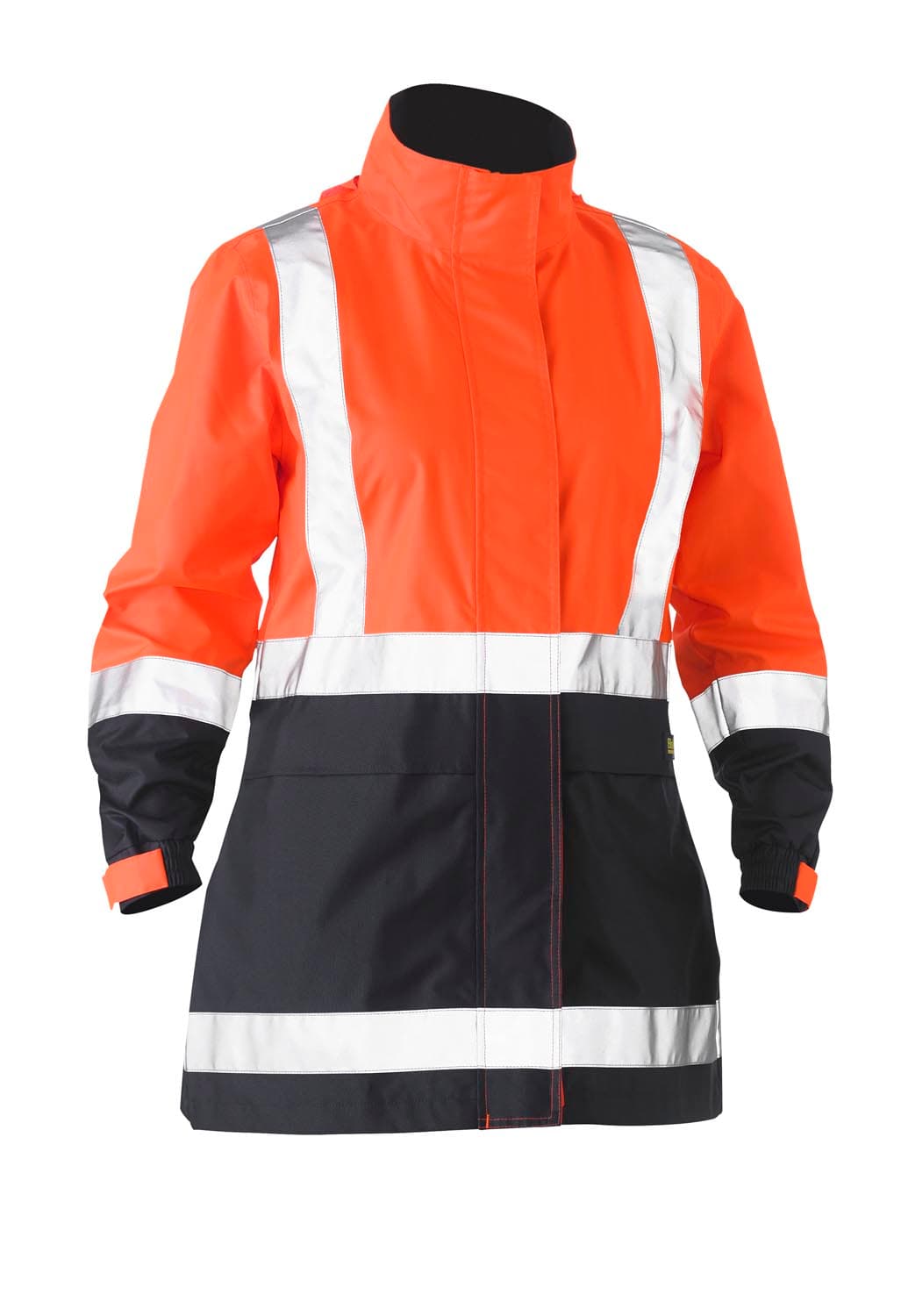 Bisley Women's Taped Hi Vis Recycled Rain Shell Jacket_6