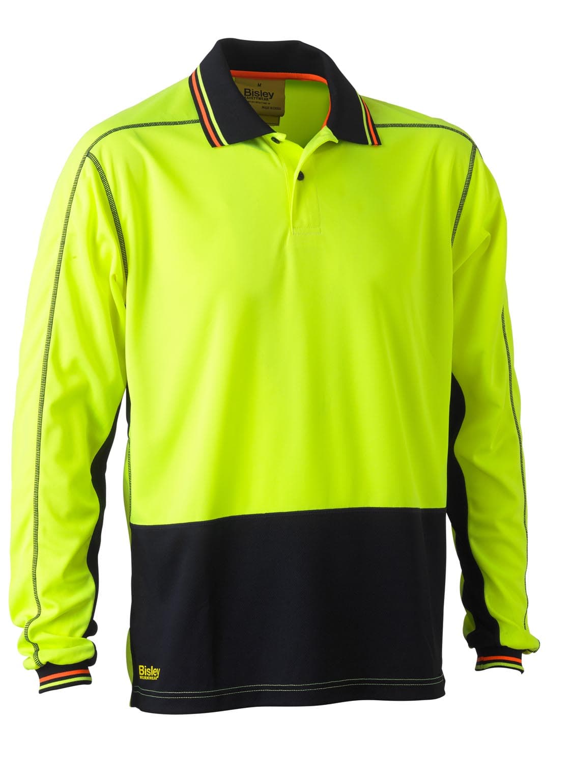 Bisley Hi Vis Polyester Mesh Polo