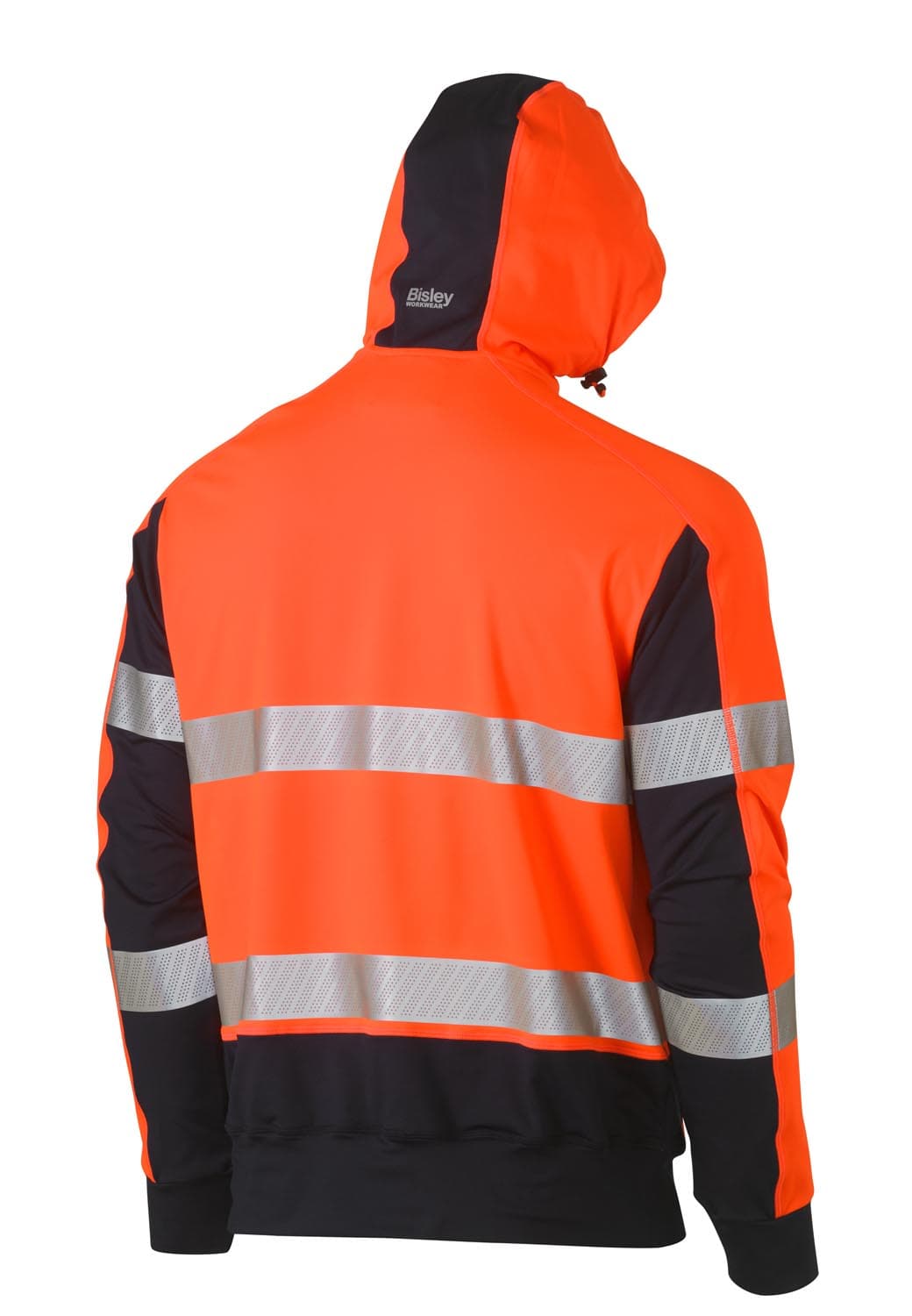 Bisley Taped Two Tone Hi Vis Contrast 4 Way Stretchy Hoodie_7