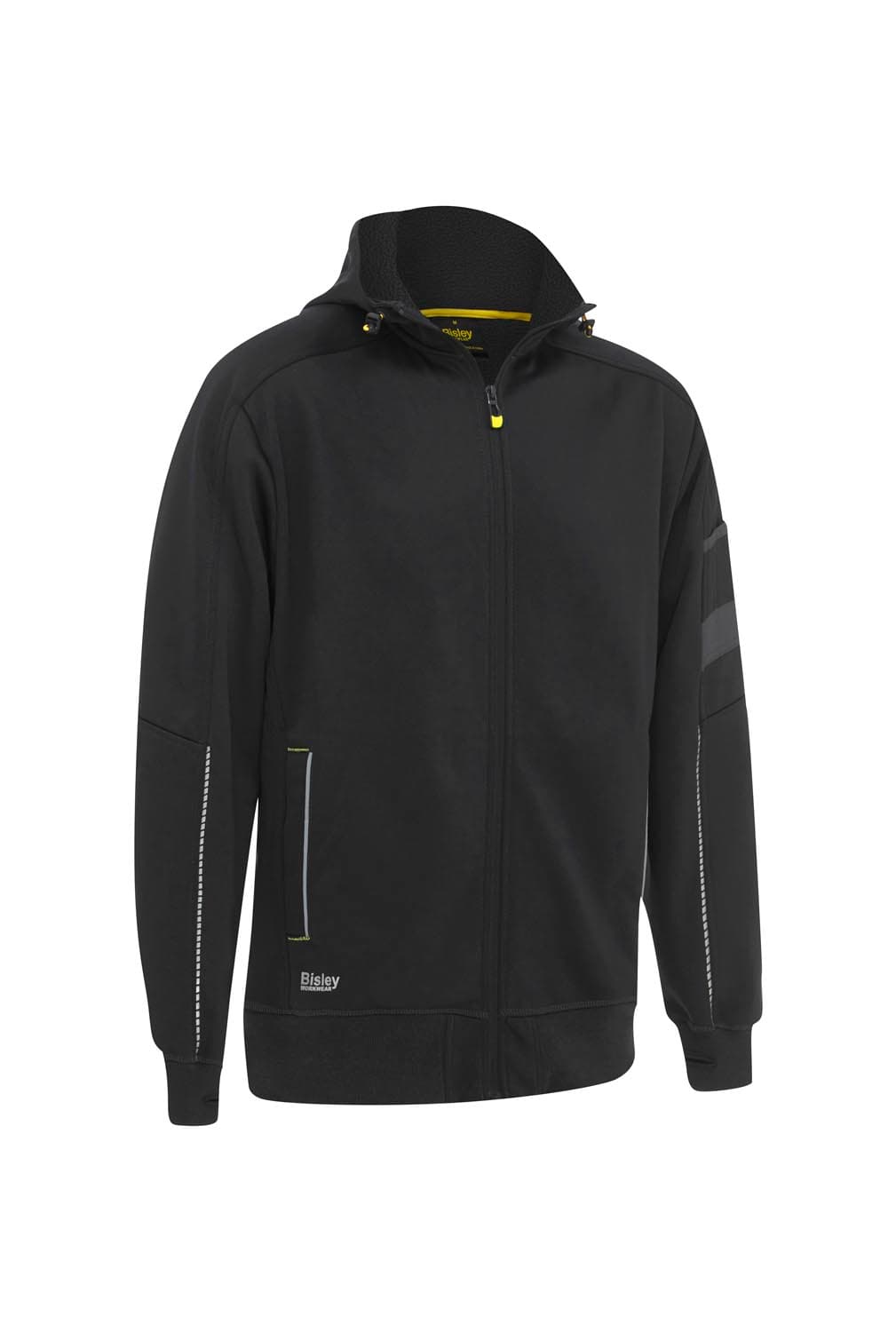 Bisley Work Fleece Zip-Front Hoodie with Sherpa Lining_3