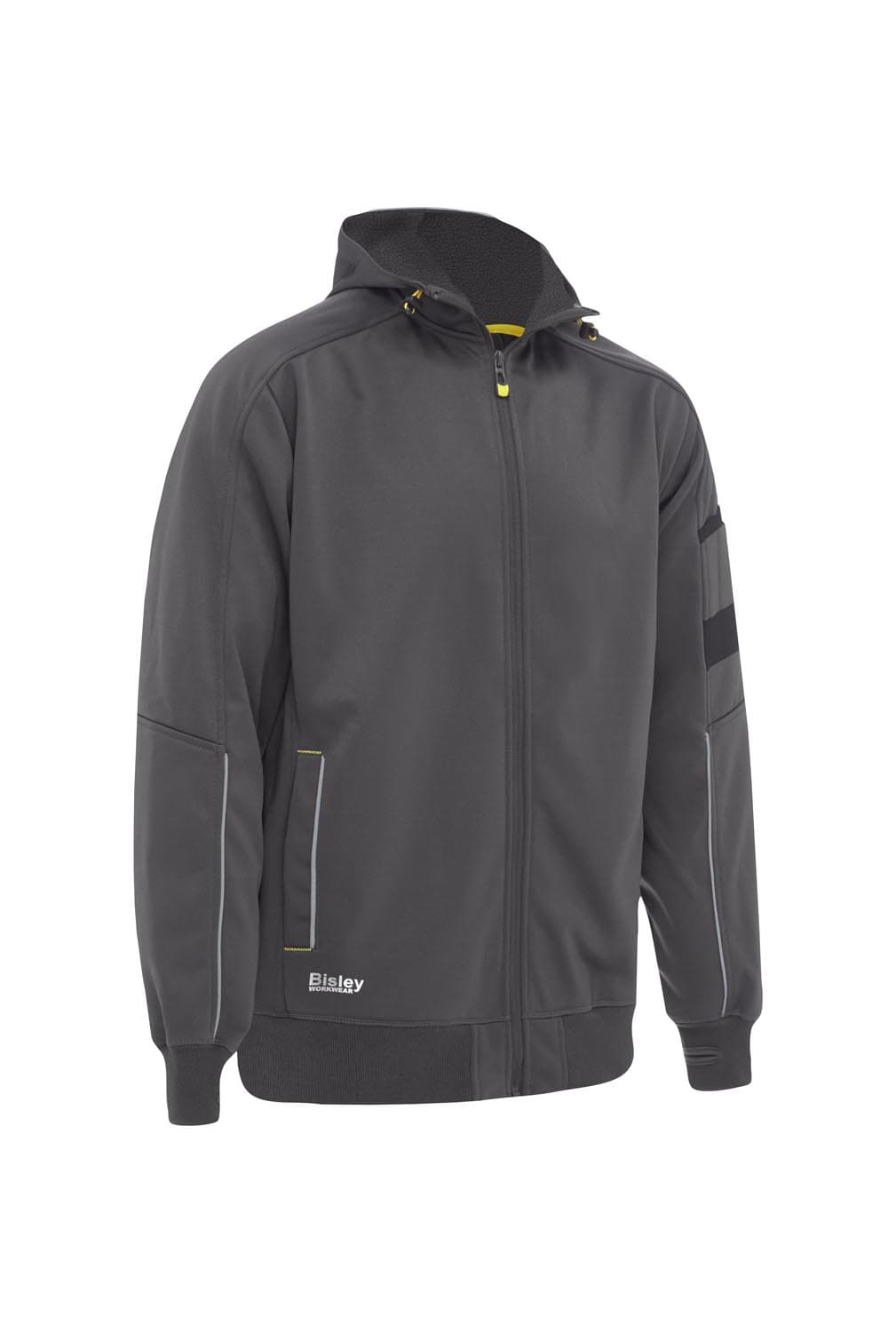 Bisley Work Fleece Zip-Front Hoodie with Sherpa Lining_7