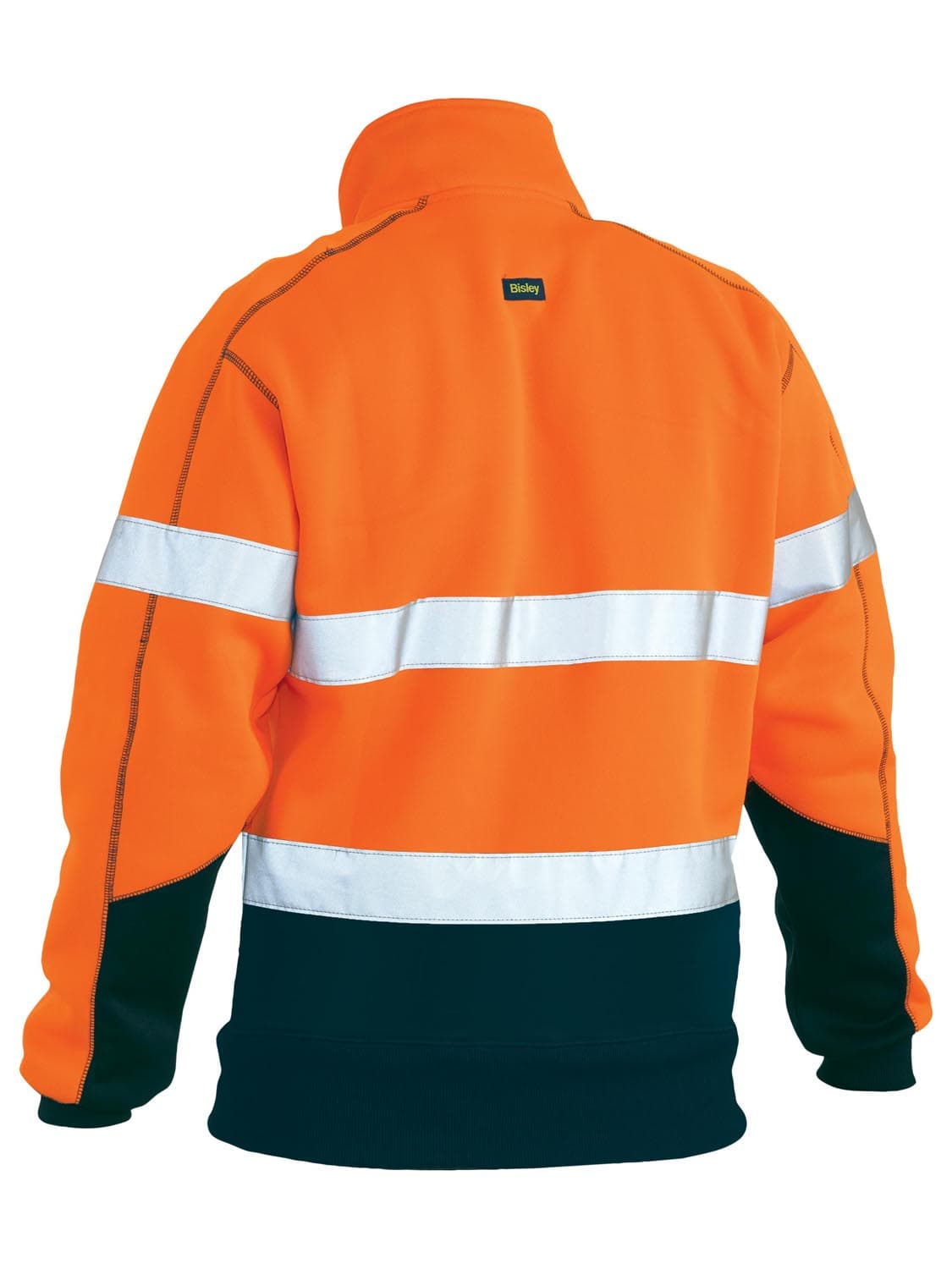 Bisley Taped Hi Vis 1/4 Zip Fleece Pullover_2