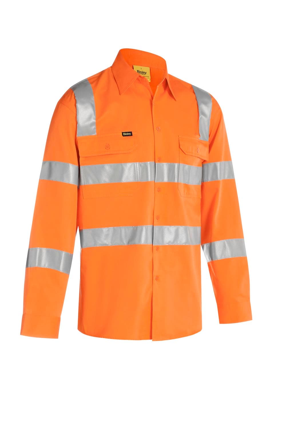 Bisley Taped Biomotion Cool Lightweight Hi Vis Shirt_2