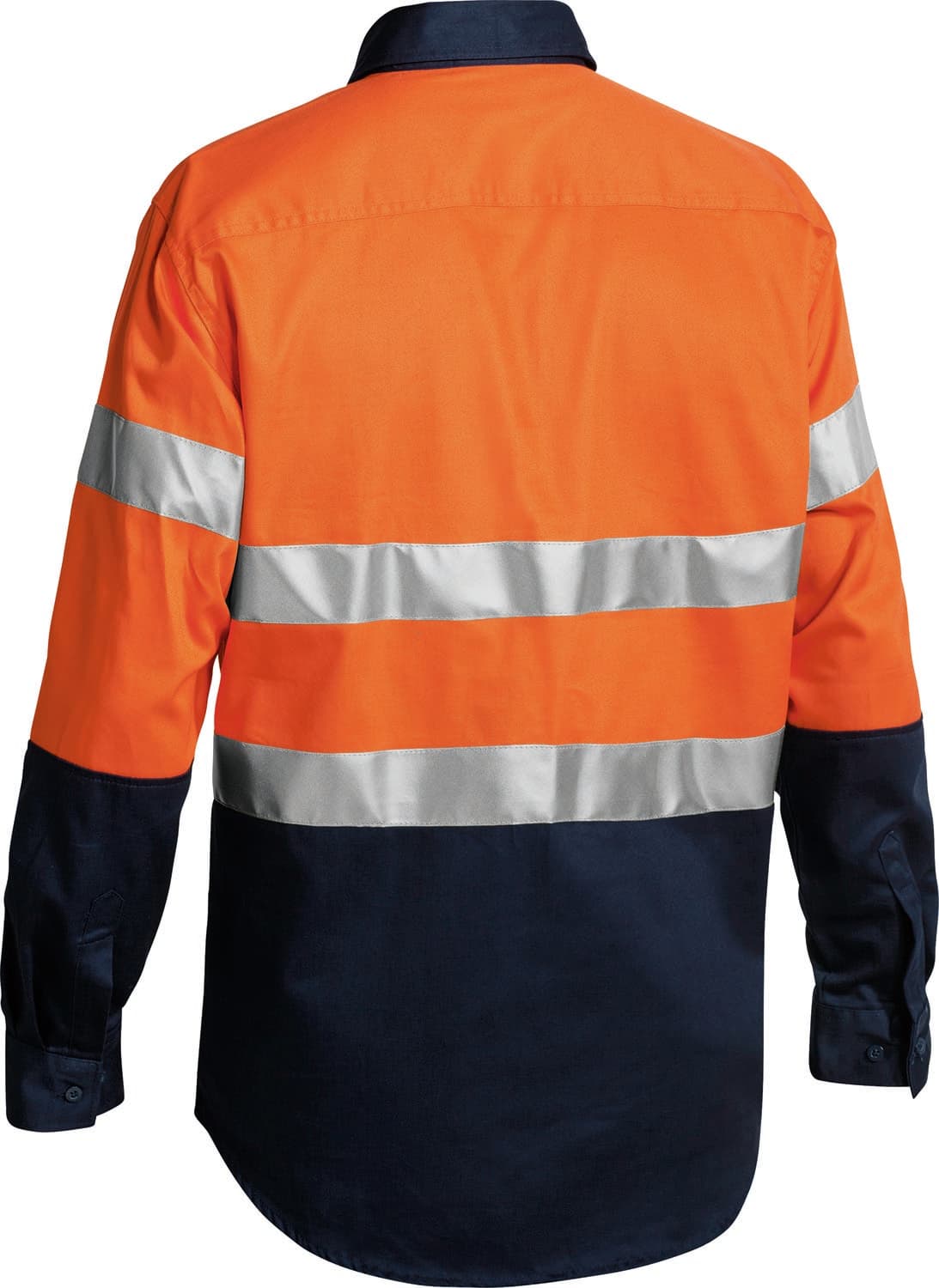 Bisley Taped Hi Vis Closed Front Drill Shirt_3