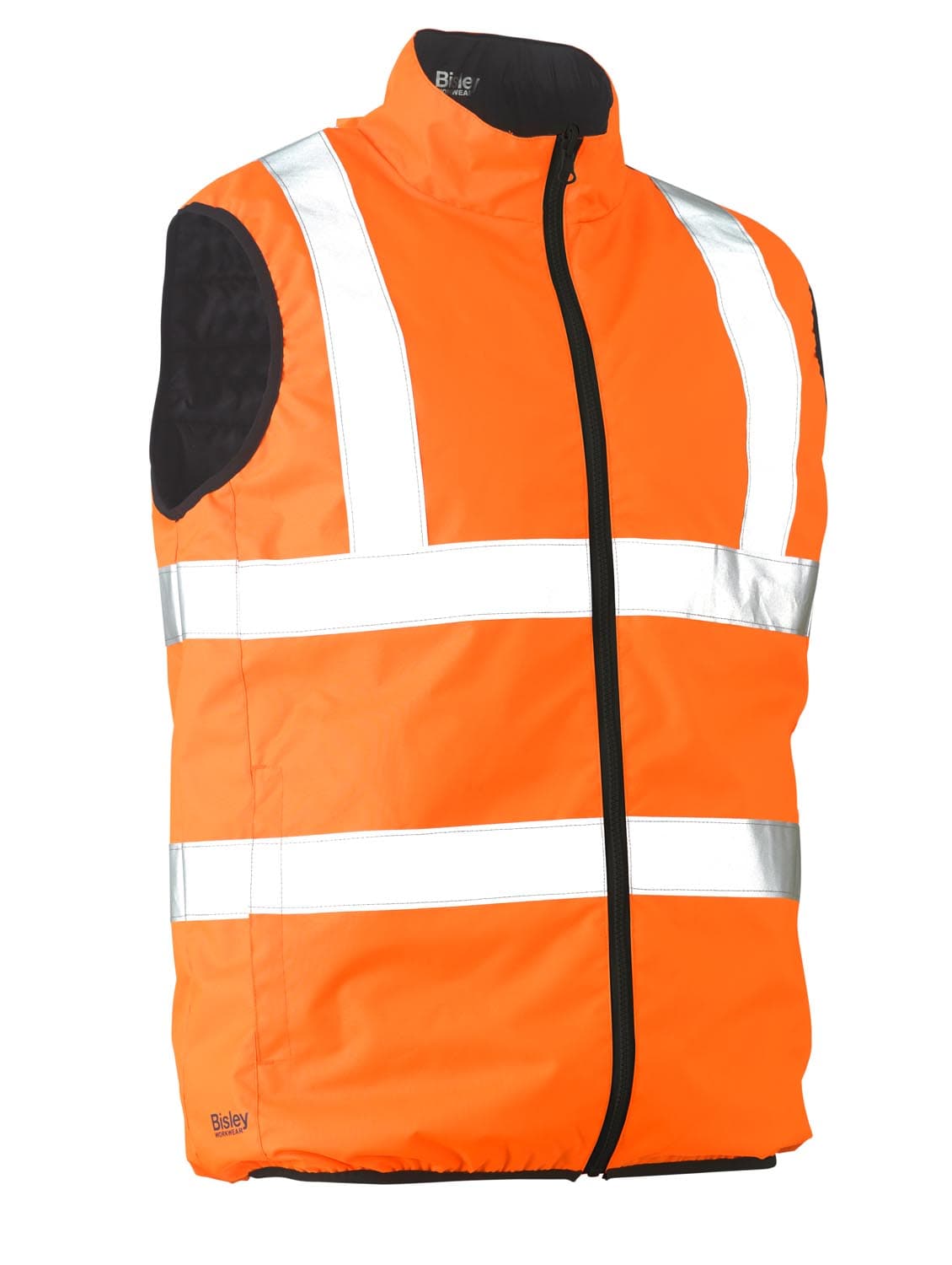 Bisley Taped Hi Vis Reversible Puffer Vest_6