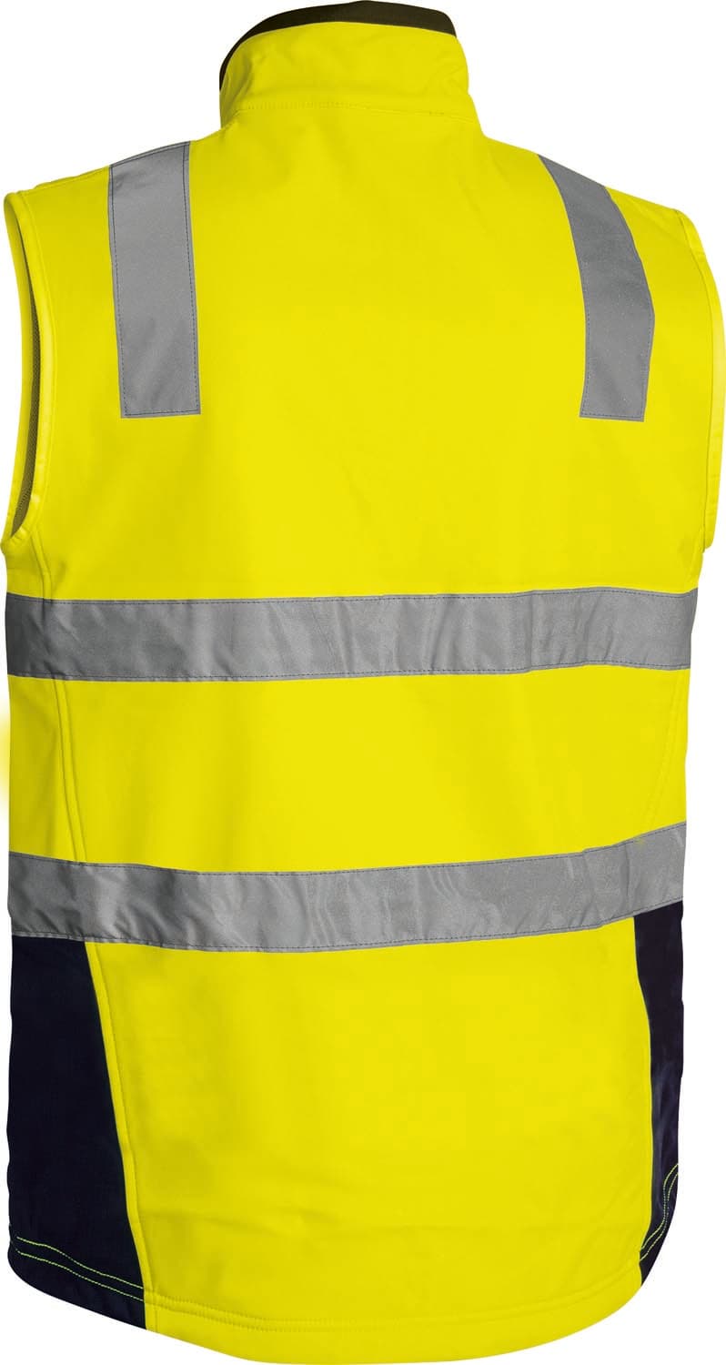 Bisley Taped Hi Vis Soft Shell Vest_1