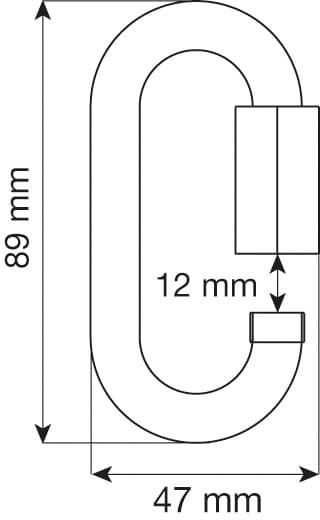 CAMP Oval Quick Link Steel 10 Mm_2