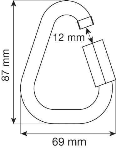 CAMP Delta Quick Link Steel 10 Mm_2