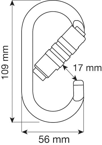 CAMP Steel Oval Pro 2Lock