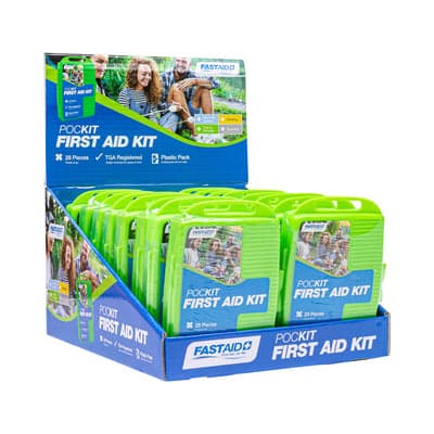 FastAid First Aid Kit, Pockit, Plastic Case_5