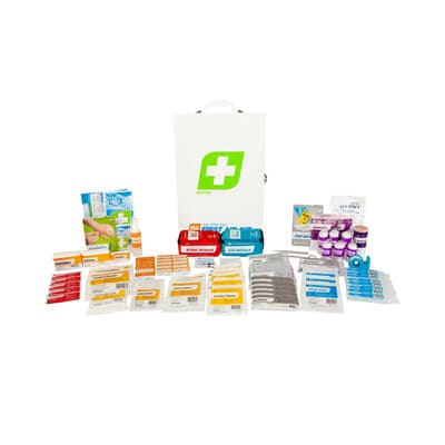 FastAid First Aid Kit, R2, Industra Max Kit, Metal Wall Mount