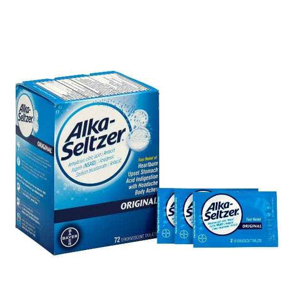 First Aid Only Alka-Seltzer, 36x2/box _1