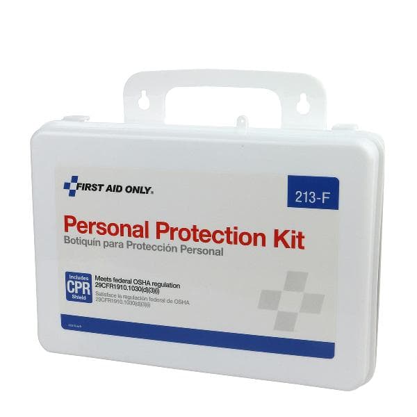 BBP Spill Clean Up Apparel Kit with CPR Pack, Plastic Case