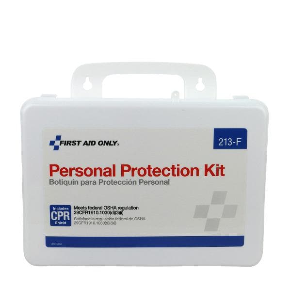 BBP Spill Clean Up Apparel Kit with CPR Pack, Plastic Case_2