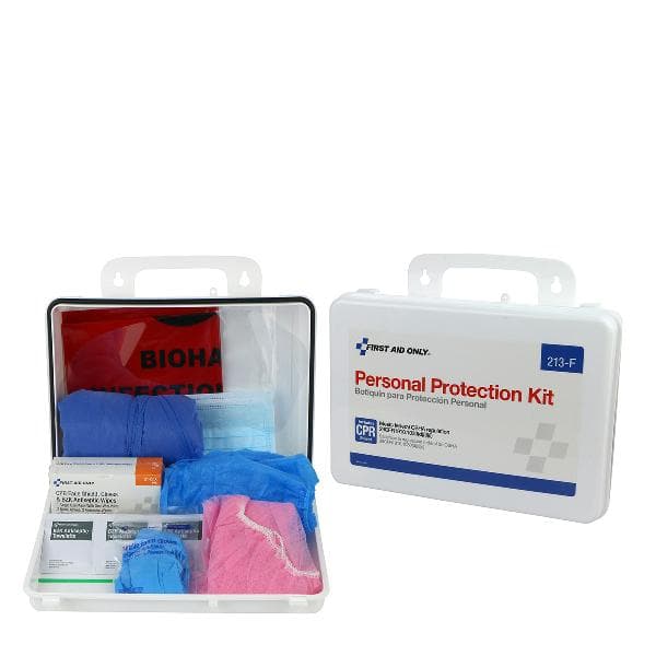 BBP Spill Clean Up Apparel Kit with CPR Pack, Plastic Case_5