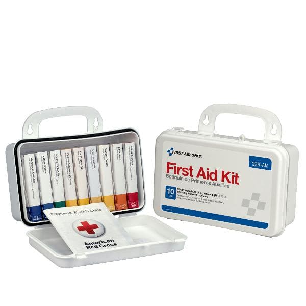 10 Unit First Aid Kit, Plastic Case_5