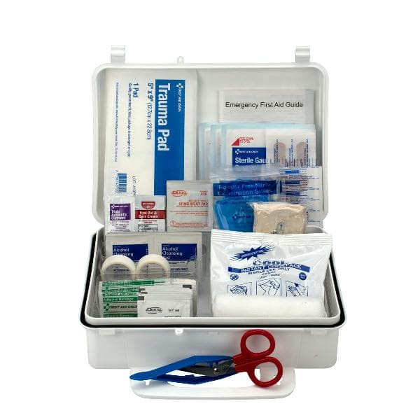 25 Person First Aid Kit, Plastic Case, Custom Logo_4