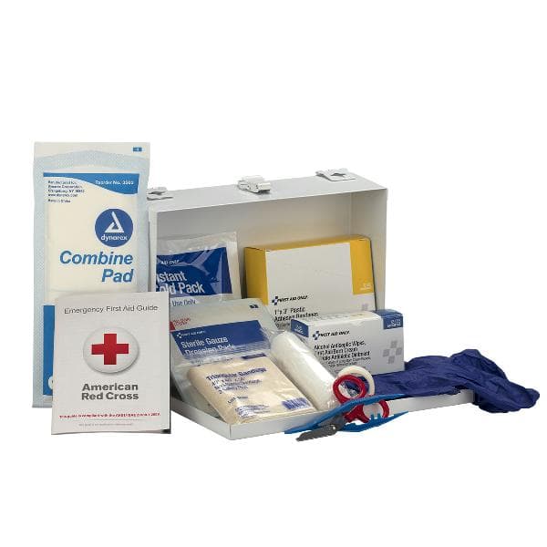 25 Person Contractor's First Aid Kit, Steel_3