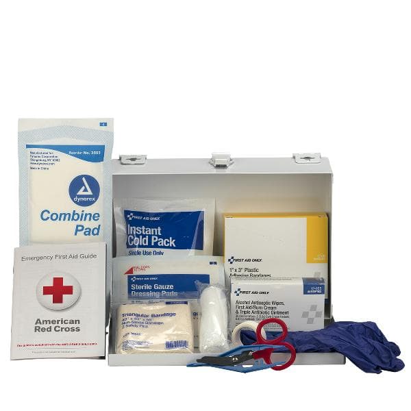 25 Person Contractor's First Aid Kit, Steel_4