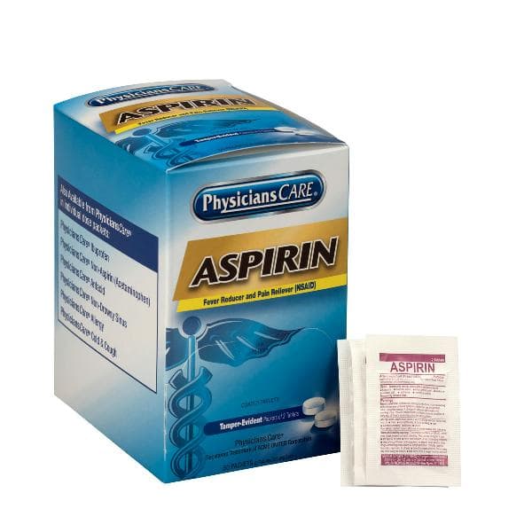 First Aid Only PhysiciansCare Aspirin, 50x2/box_2