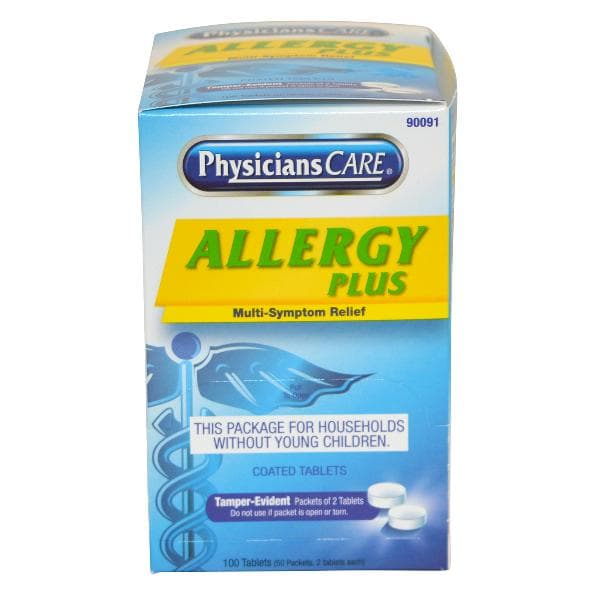 First Aid Only PhysiciansCare Allergy Plus, 50x2/box_3