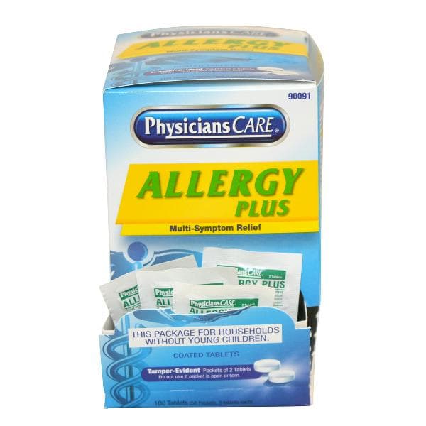 First Aid Only PhysiciansCare Allergy Plus, 50x2/box_9