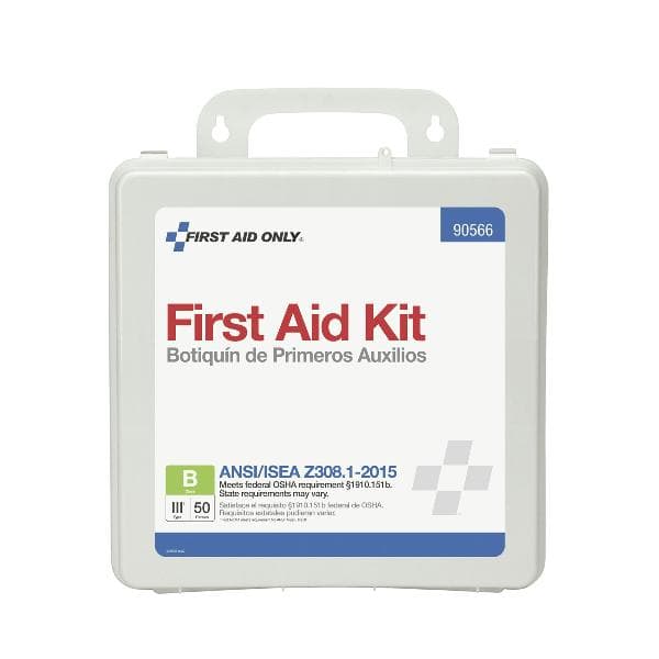 50 Person First Aid Kit, ANSI 2015 Class B, Plastic Case , Custom Logo_1