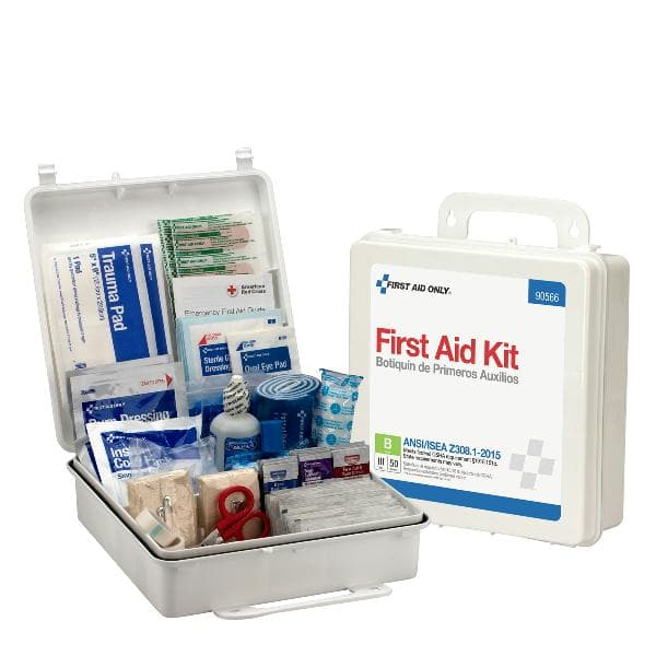 50 Person First Aid Kit, ANSI 2015 Class B, Plastic Case , Custom Logo_4