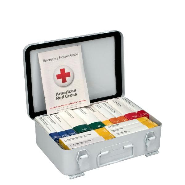 16 Unit First Aid Kit, ANSI 2015 Class A, Metal Case_3