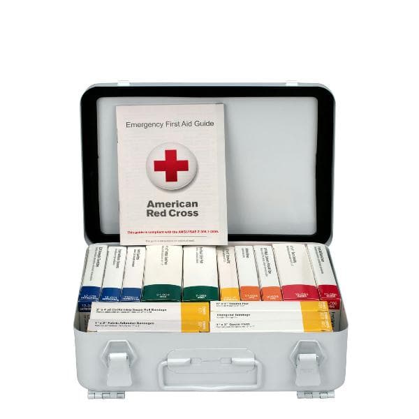 16 Unit First Aid Kit, ANSI 2015 Class A, Metal Case_4