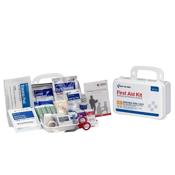 10 Person First Aid Kit, ANSI 2015 Class A, Plastic, Custom Logo_6