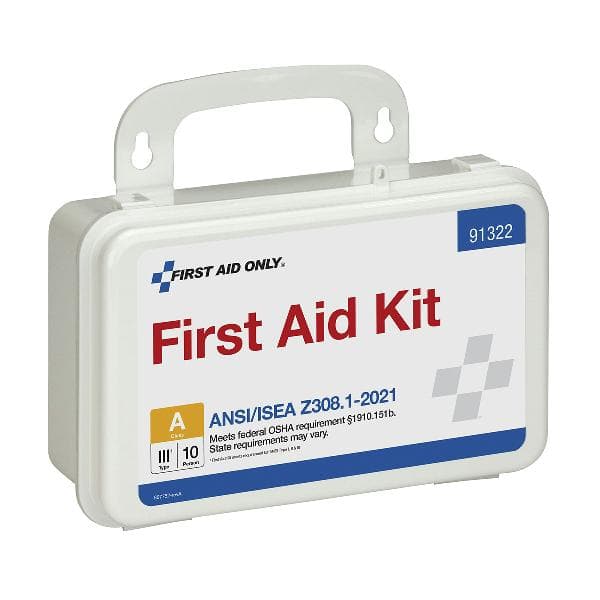 10 Person ANSI 2021 Class A, Plastic First Aid Kit_2