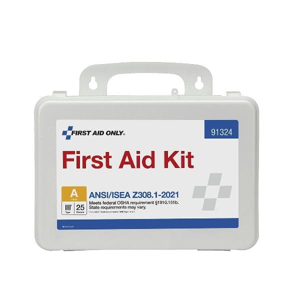 25 Person ANSI 2021 Class A, Plastic First Aid Kit_1