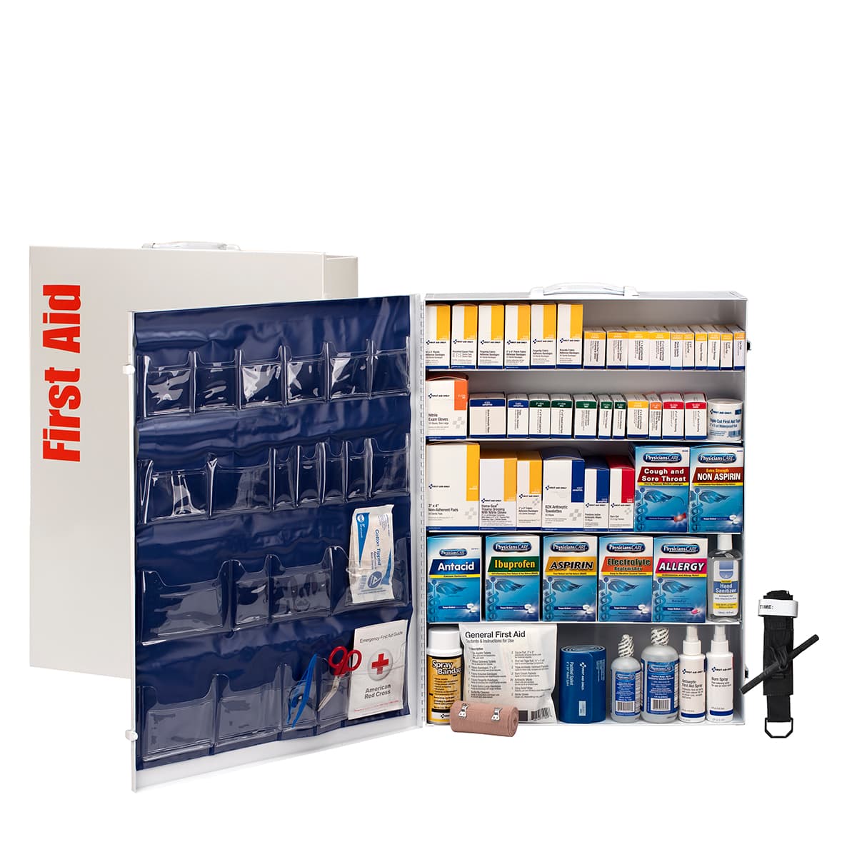 First Aid Only 200 Person ANSI 2021 Class B, 5 Shelf First Aid Cabinet