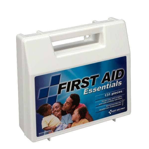 First Aid Kit, 131 Piece, Plastic Case