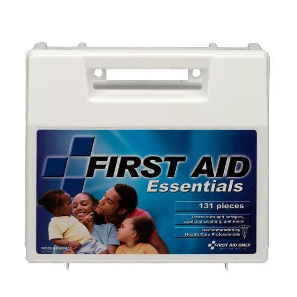 First Aid Kit, 131 Piece, Plastic Case_1